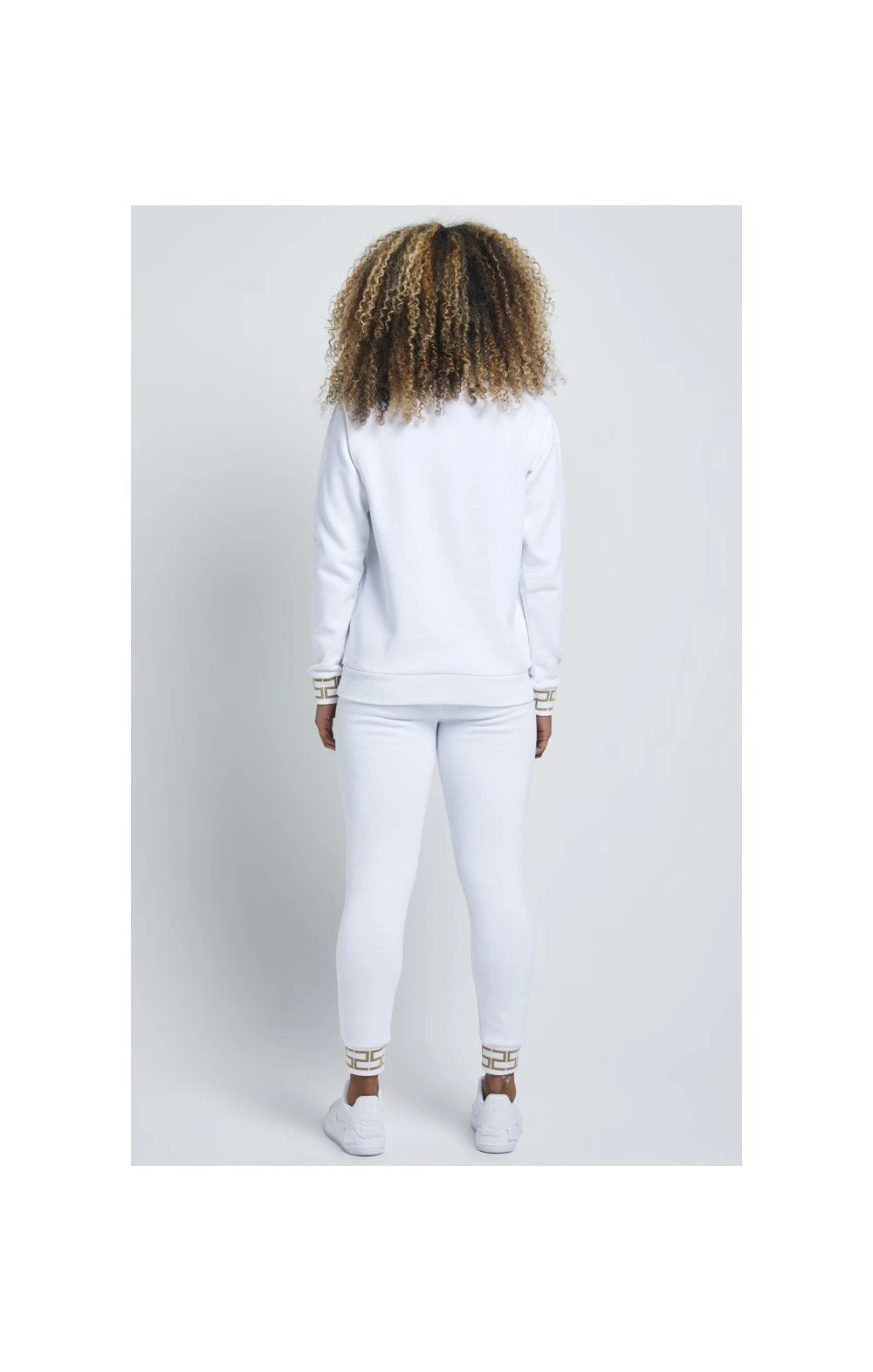 SikSilk Luxury Sweatshirt - White - Image 6