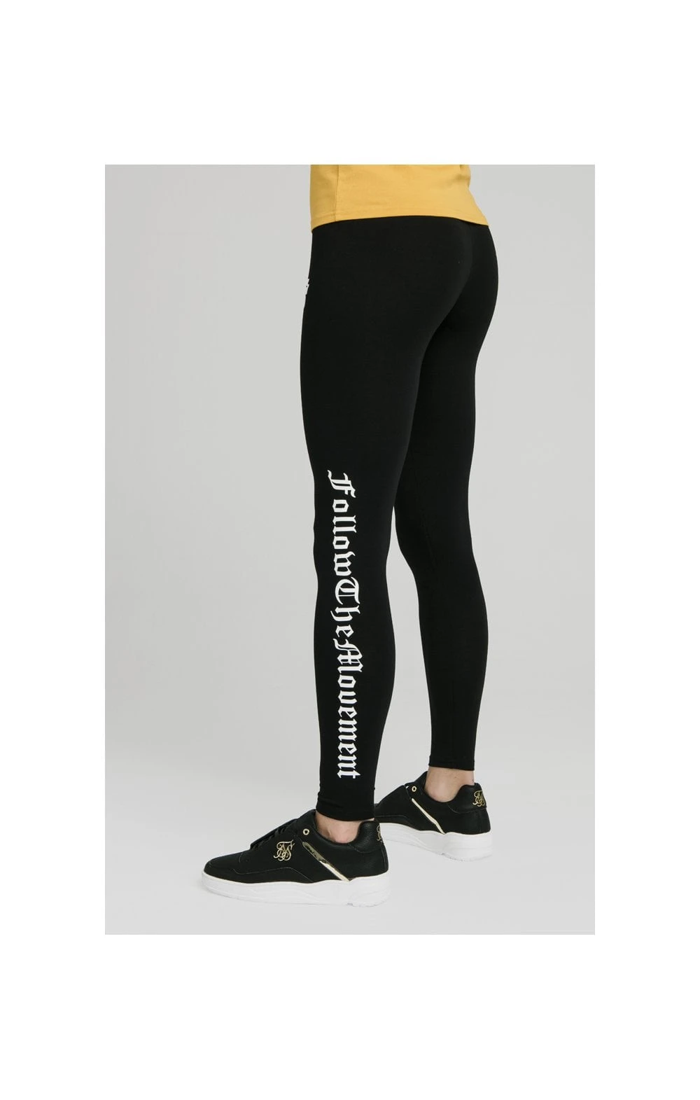 SikSilk Follow The Movement Leggings β Black - Image 3