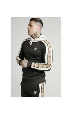 SikSilk Premium Tape Overhead Hoodie - Anthracite