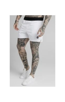 SikSilk Standard Swim Shorts – White