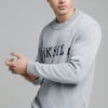 SikSilk Grey Knitted Sweatshirt