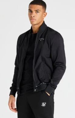 SikSilk Black Flight Bomber