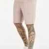 SikSilk Pink Washed Textured Short
