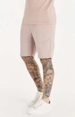 SikSilk Pink Washed Textured Short