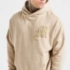 Messi X SikSilk Beige Logo Overhead Hoodie