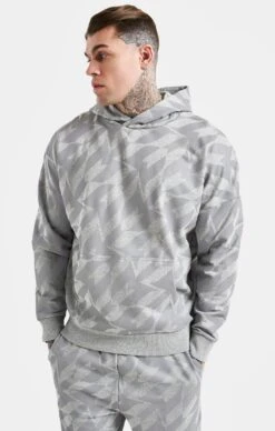 Messi X SikSilk Silver Print Hoodie