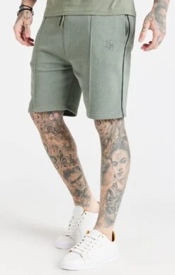 SikSilk Khaki Smart Short