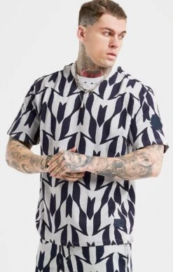 Messi X SikSilk Navy T-Shirt