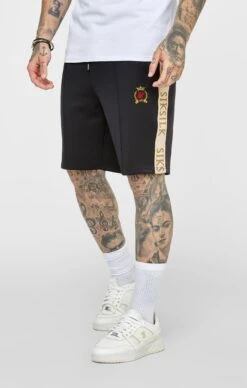 SikSilk Black Crest Short
