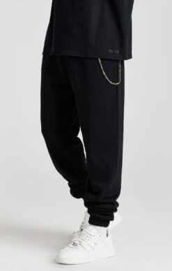 SikSilk Black Chain Jogger