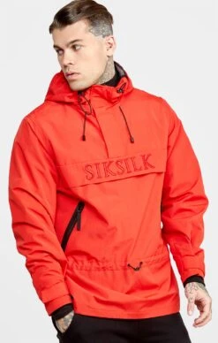 SikSilk Red Overhead Jacket