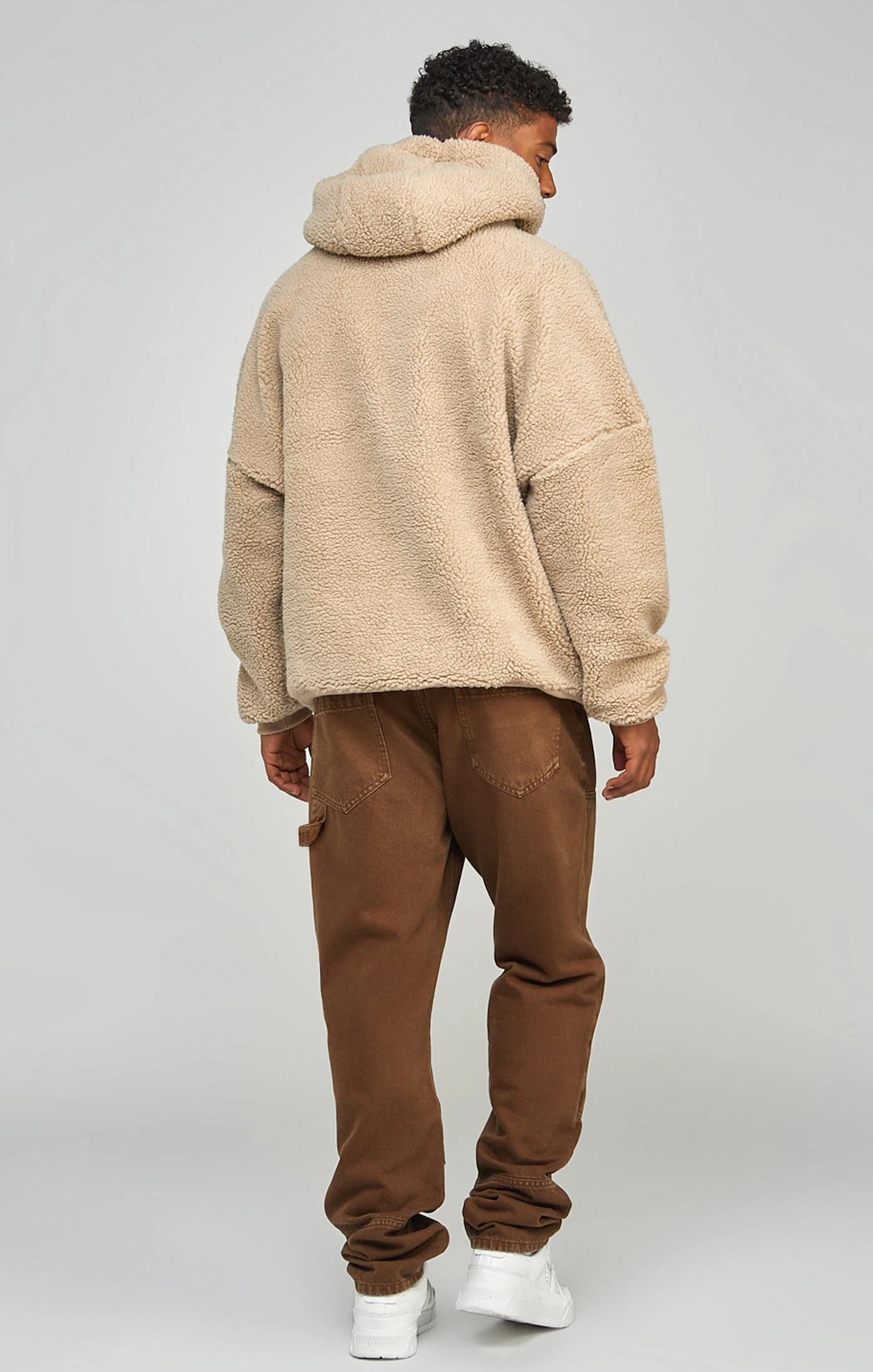 SikSilk Brown Straight Fit Carpenter Denim - Image 6