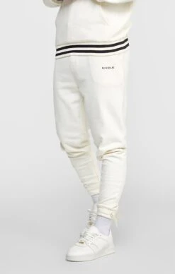 SikSilk Ecru Jogger W Stripe Waistband