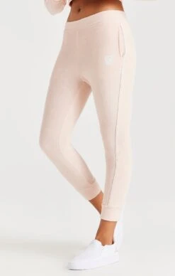 SikSilk Towelling Joggers - Pink