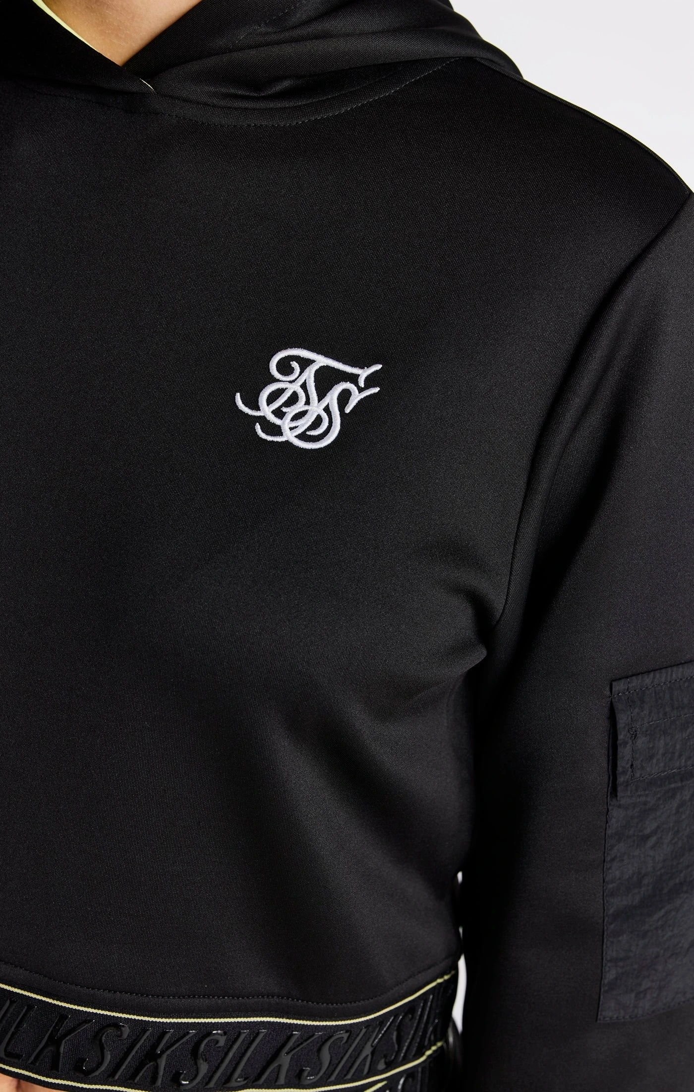 SikSilk Girls Black Cargo Track Top - Image 2