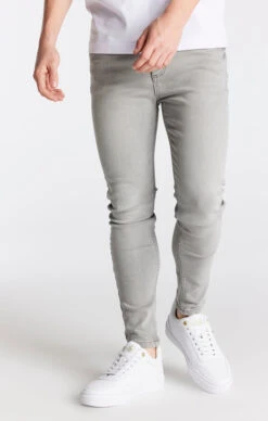 SikSilk Boys Grey Essential Skinny Denim Jean