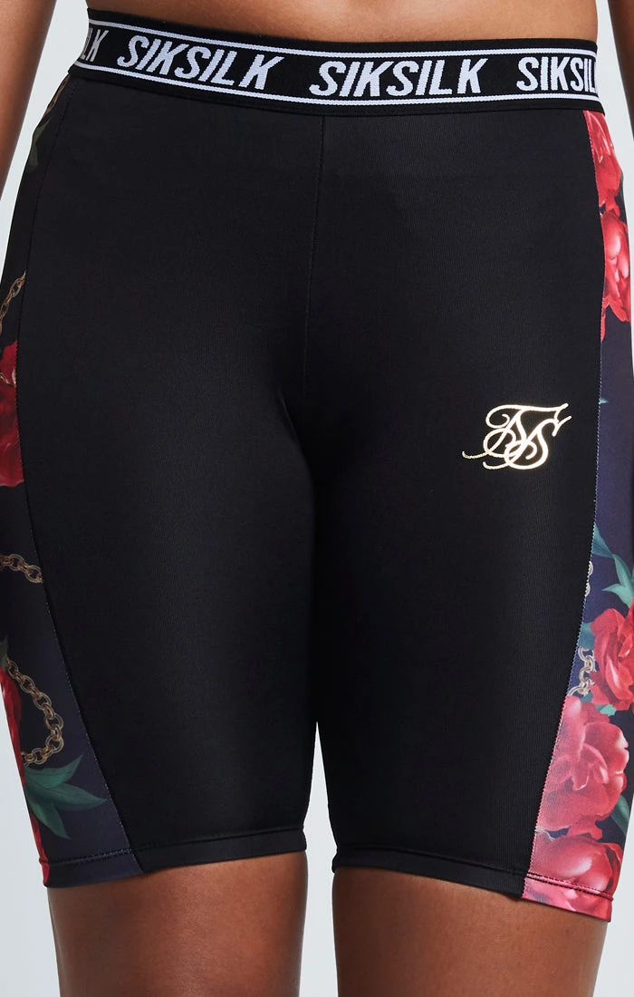 SikSilk Majestic Cycle Shorts - Black - Image 2