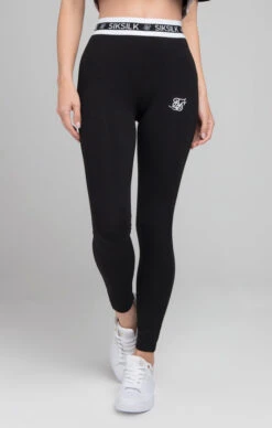 SikSilk Revert Leggings - Black