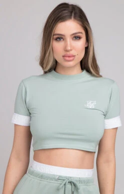 SikSilk Green Crop T-Shirt