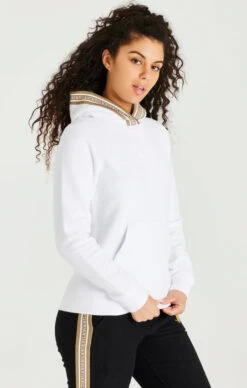 SikSilk White Overhead Hoodie