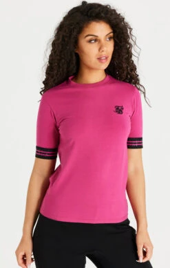 SikSilk Pink Tape T-Shirt
