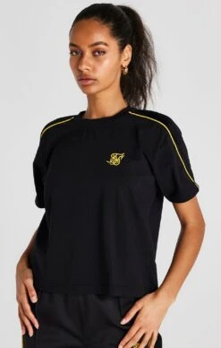 SikSilk Black T-Shirt
