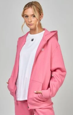 SikSilk Pink Essential Zip Thru