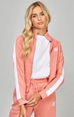 SikSilk Coral Taped Track Top