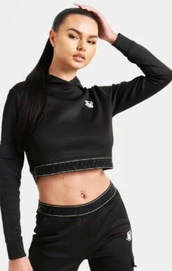 SikSilk Black Cargo Track Top