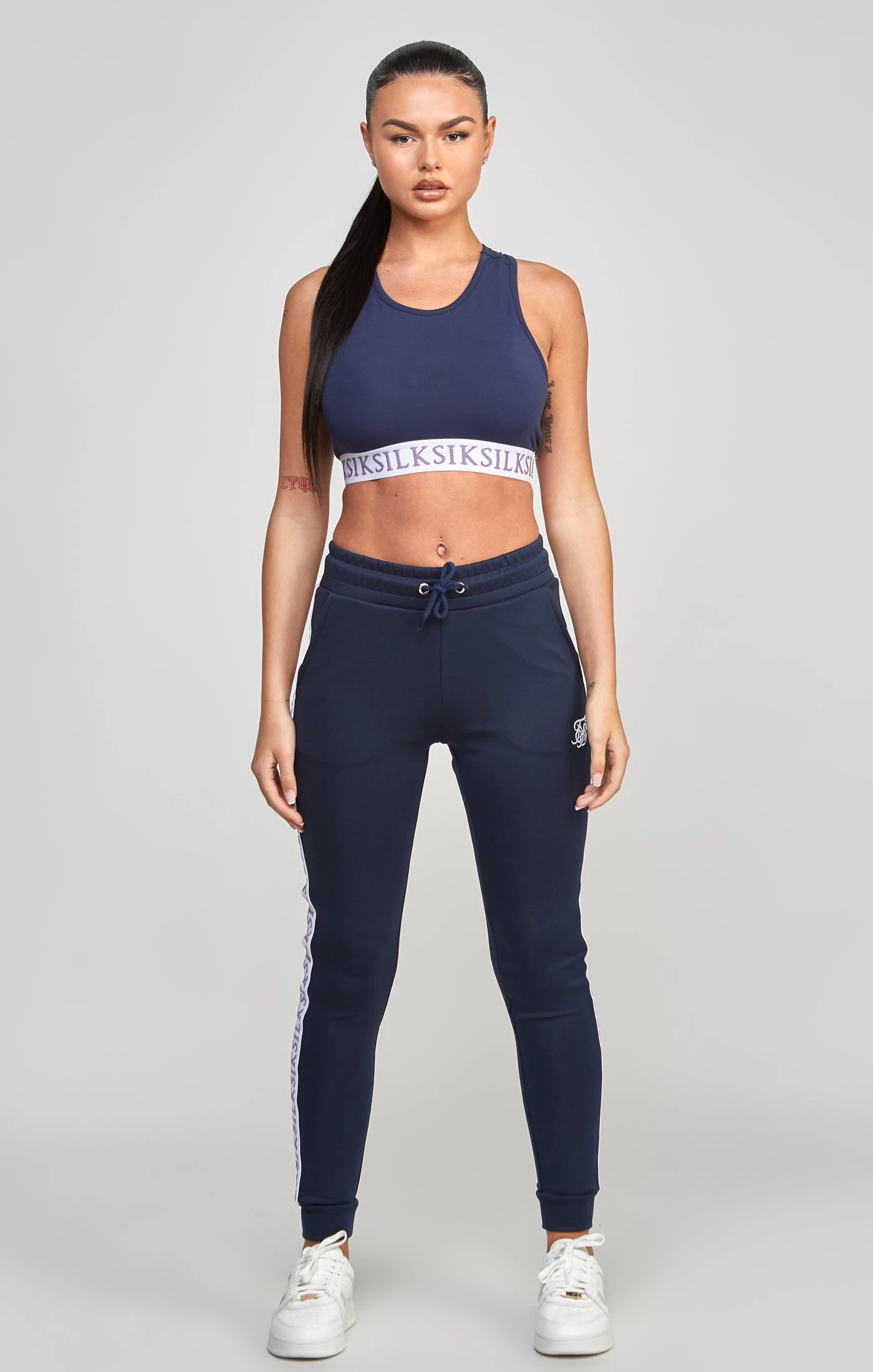 SikSilk Navy Tape Bralette - Image 7