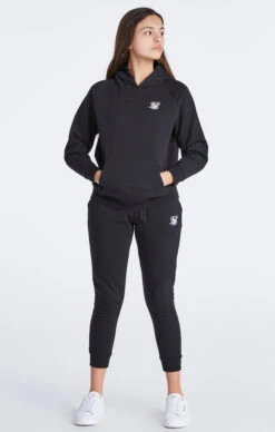 SikSilk Girls Black Essentials Overhead Hoodie